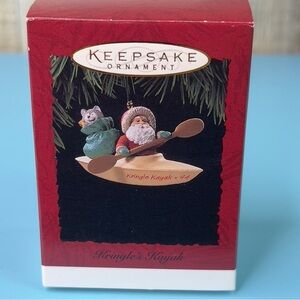 Hallmark Keepsake Ornament 1994 Kringle’s Kayak Handcrafted Dated